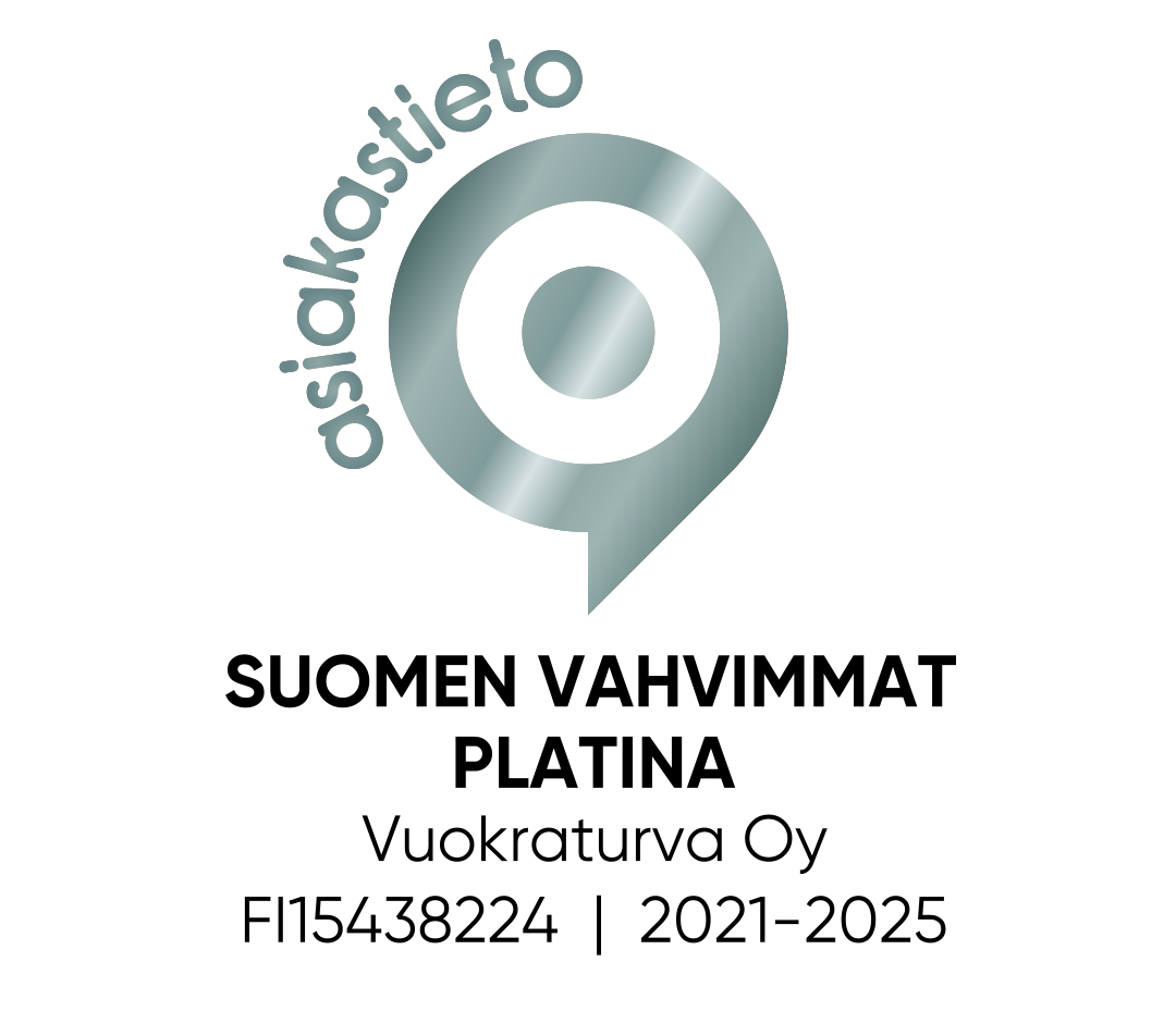Asiakastieto Suomen Vahvimmat Platina Logo Vuokraturva Oy