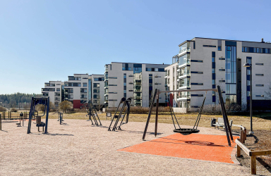 Kirkkolaaksonpuisto asuintaloja