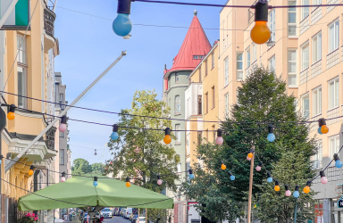 Arvoasuntoja Iso-Roobertinkadulla Punavuoressa