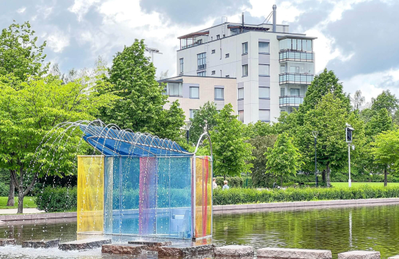 Asuintalo puistonäkymä Kerava